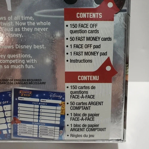 Family Fued Disney  Edition Board Game - Picture 3 of 5